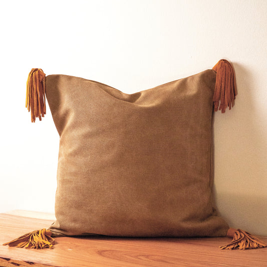 Tassels of the Sahara | Mason Range | Square Pillow