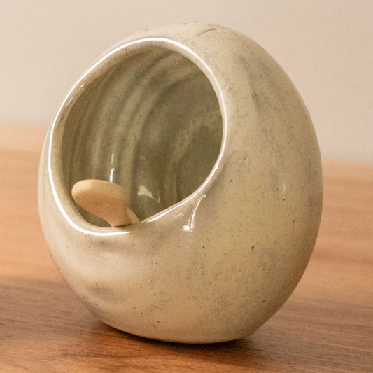 Salt Bowl with Spoon | BiBi Ceramics