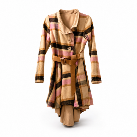 Bewilder tartan coat